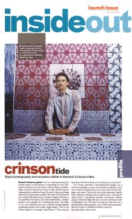 Inside Out Launch Issue press cutting