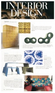 Interior Design press cutting