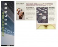 Architectural Record press cutting