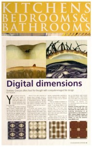 Kitchen Bedrooms & Bathrooms press cutting